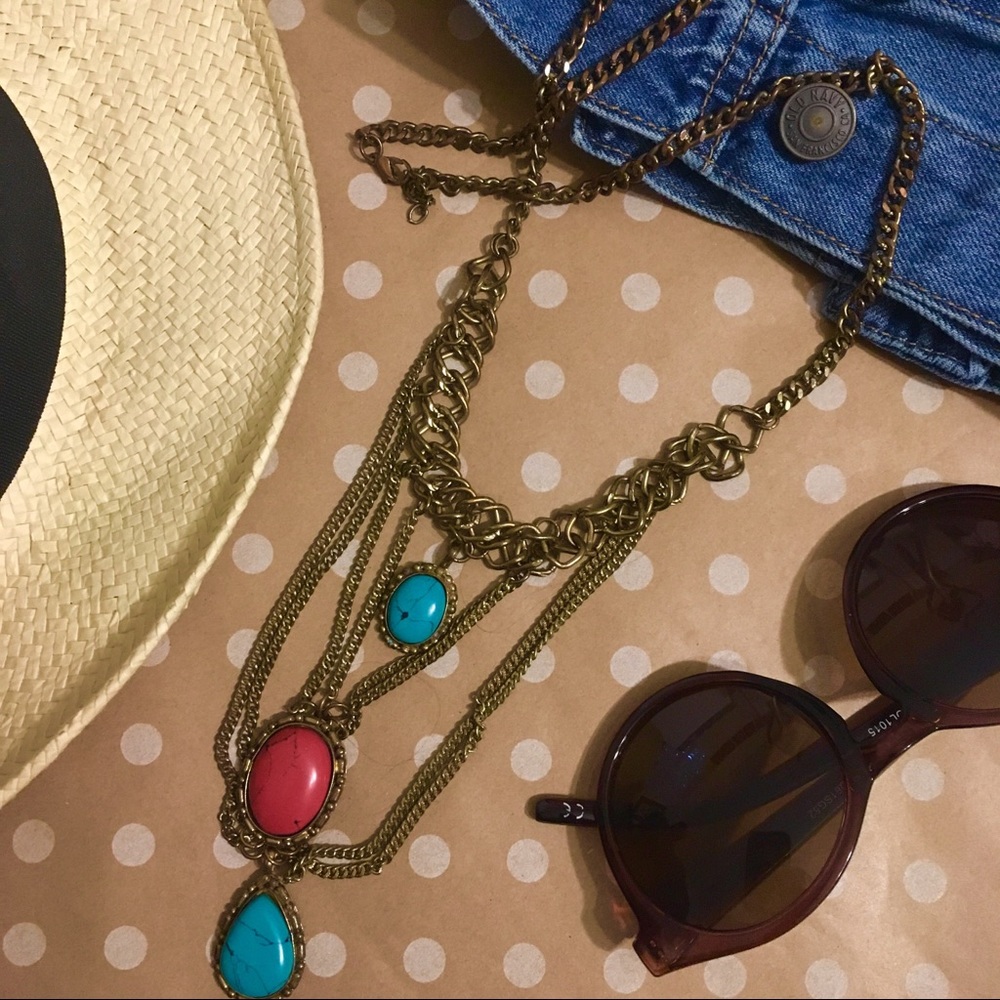 CLOSET CLOSING 8/15 - Boho Stone Necklace